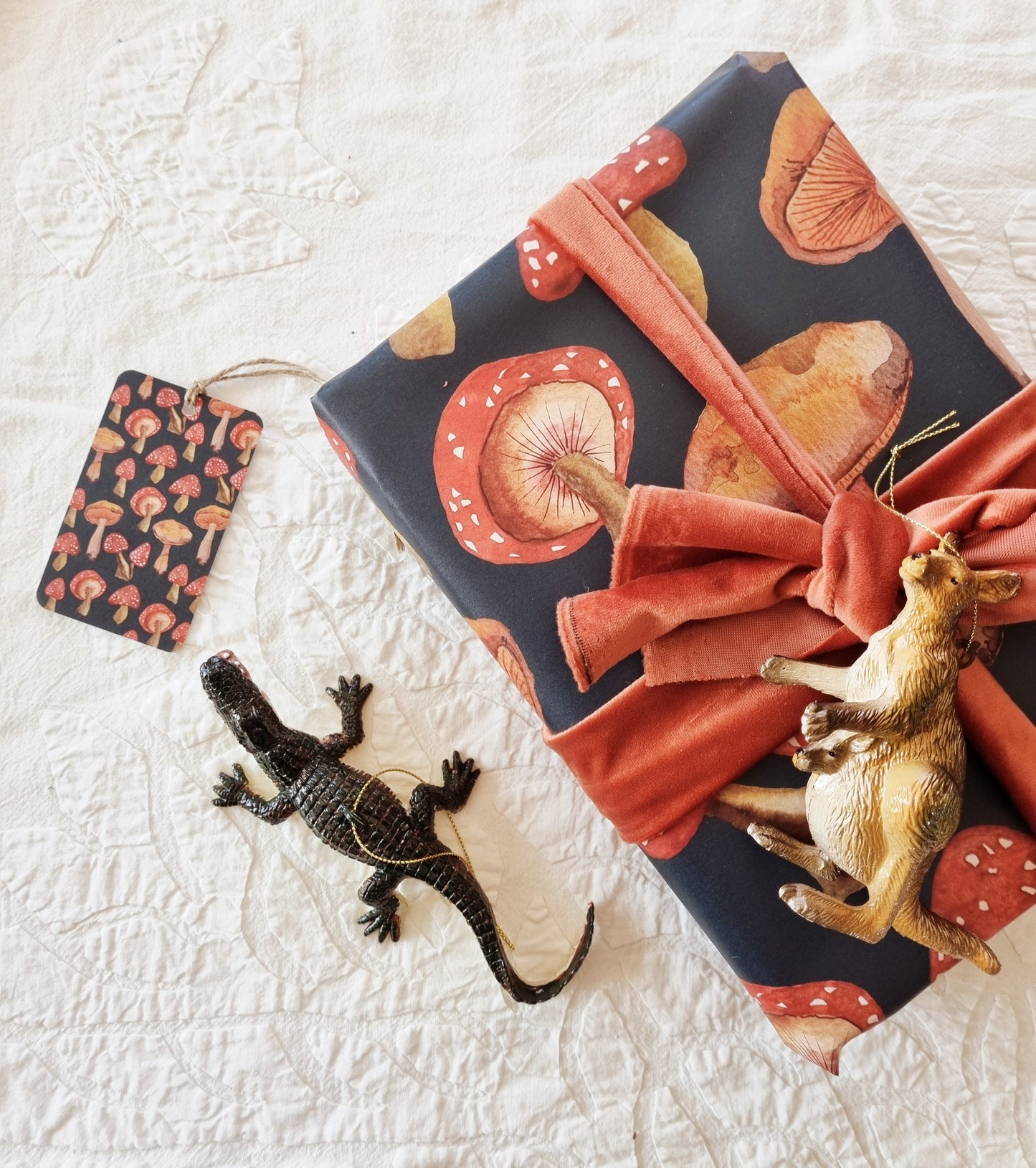 Wrapping Paper - Mushrooms (Six Sheets) NEW SIZE