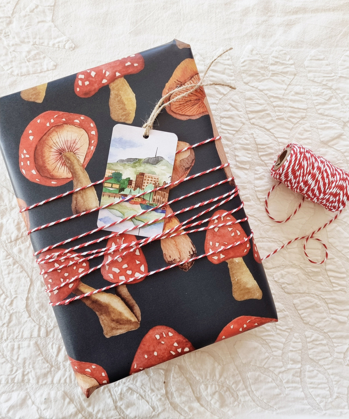 Wrapping Paper - Mushrooms (Six Sheets)