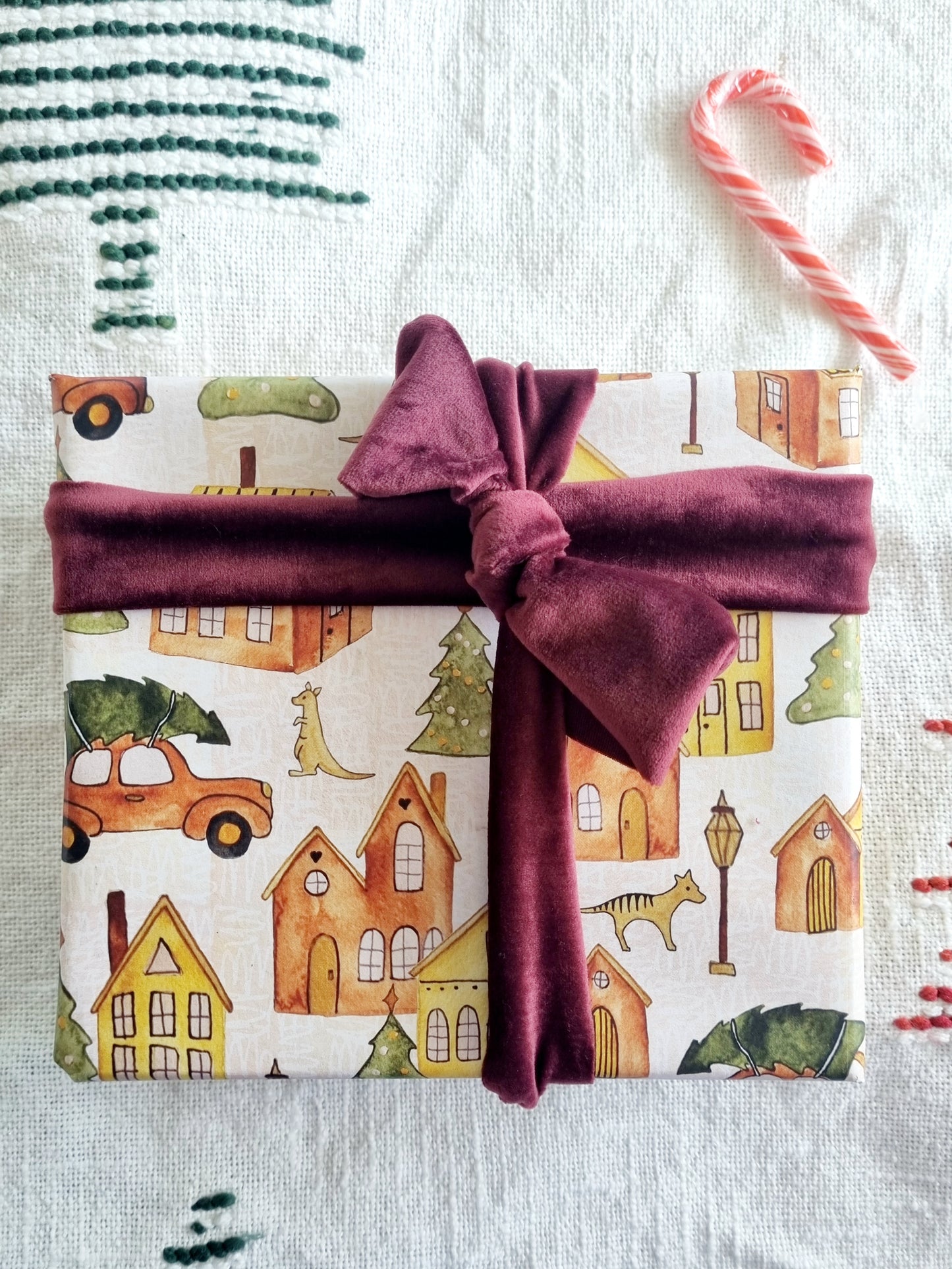 Wrapping Paper - Christmas Town (Six Sheets) NEW SIZE