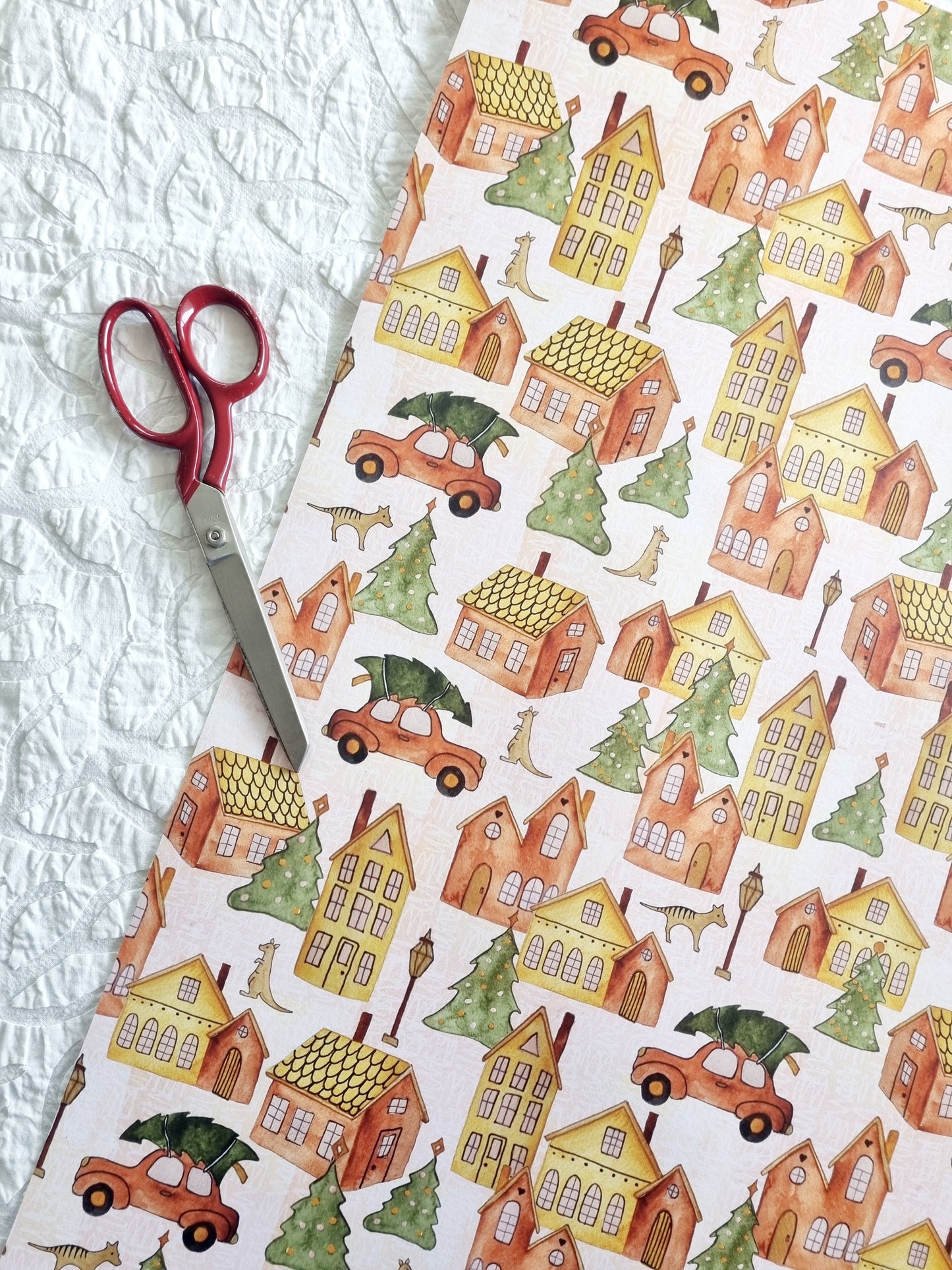 Wrapping Paper - Christmas Town (Six Sheets) NEW SIZE