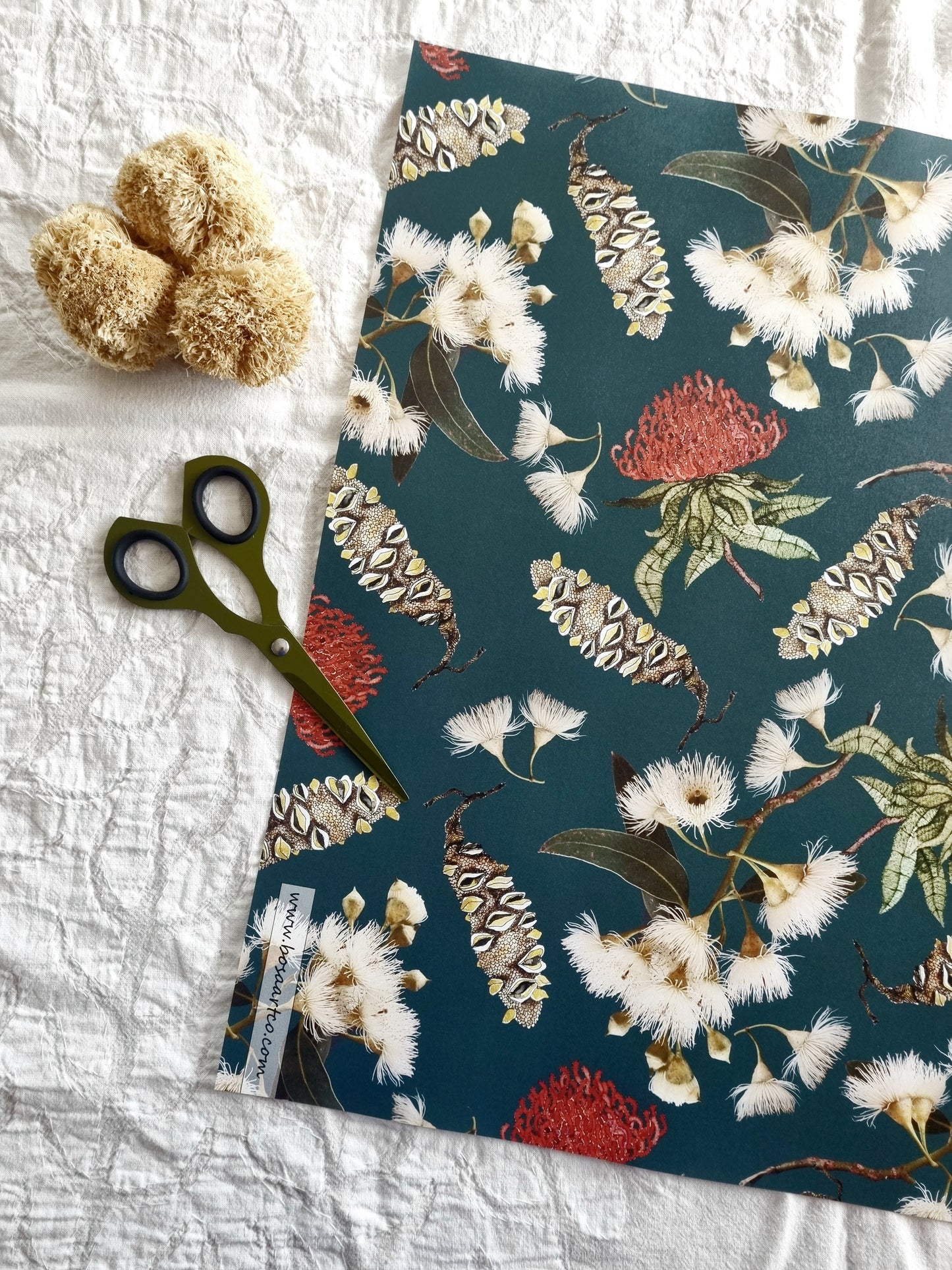 Wrapping Paper - Australian Botanicals (Six Sheets) NEW SIZE