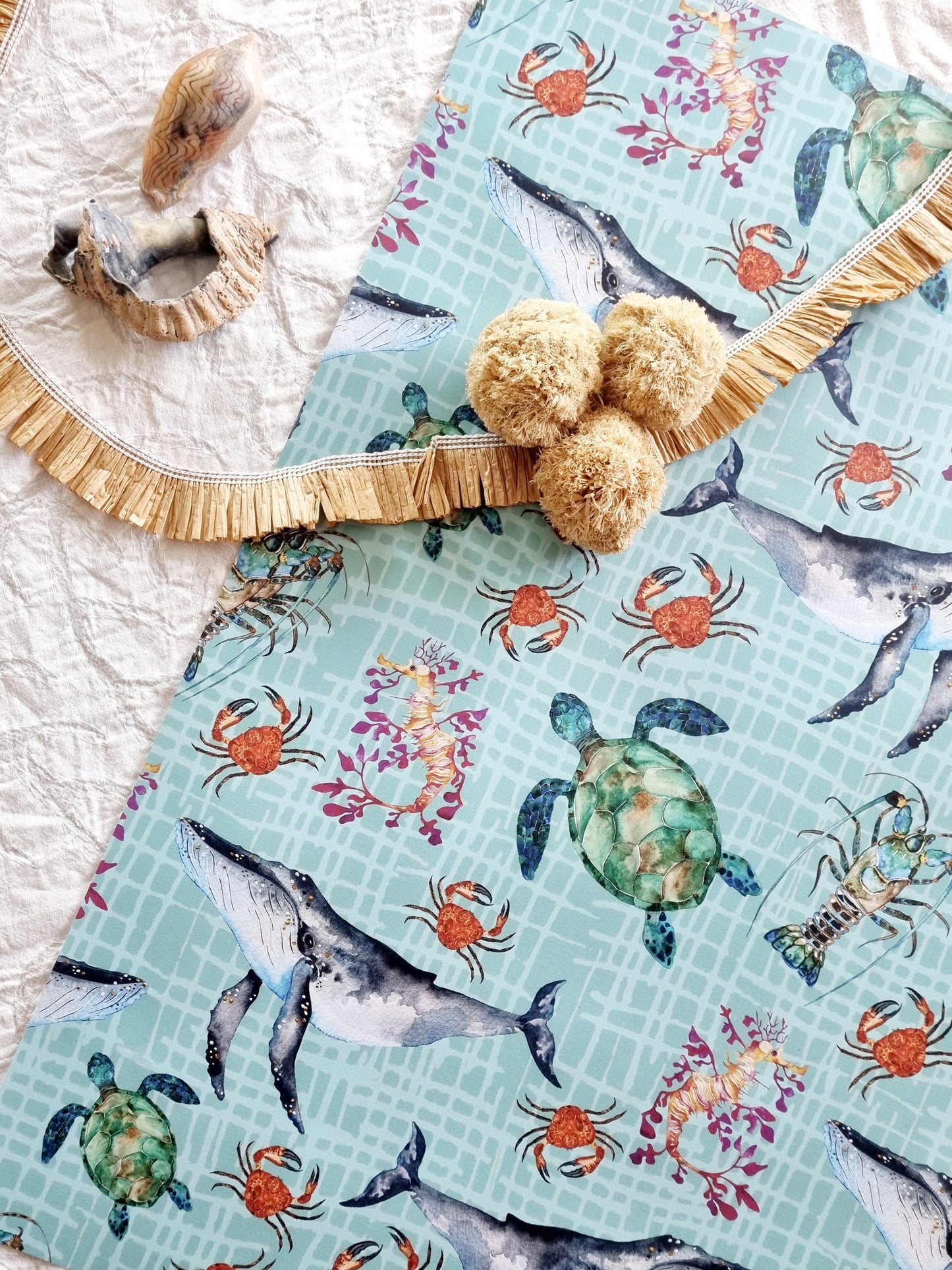 Wrapping Paper - Sea Life (Six Sheets) NEW SIZE