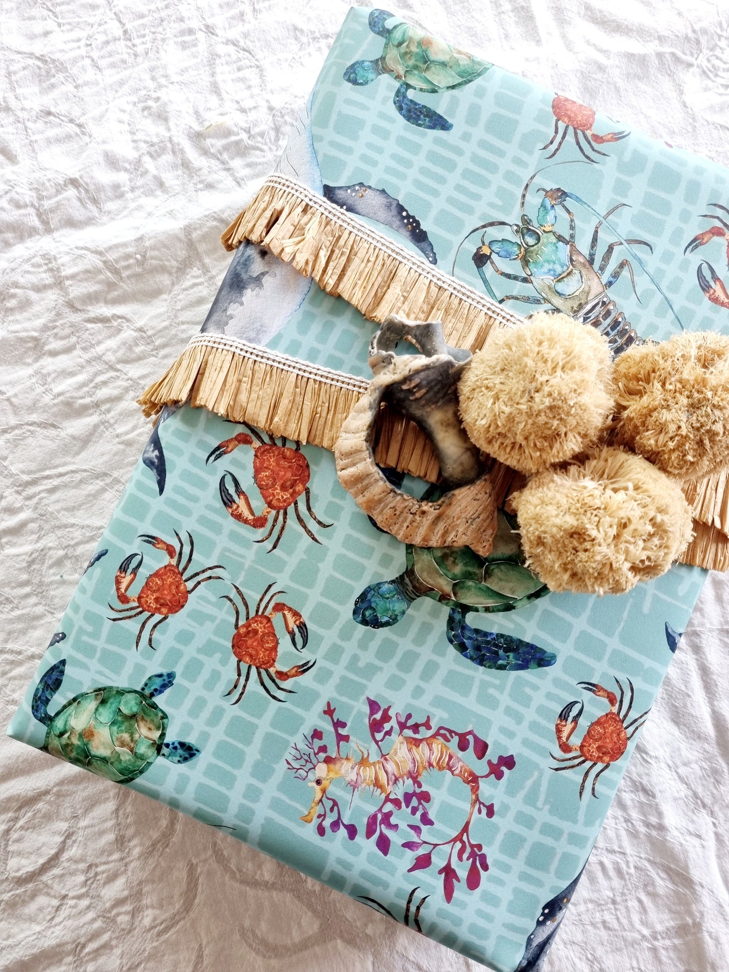 Wrapping Paper - Sea Life (Six Sheets) NEW SIZE