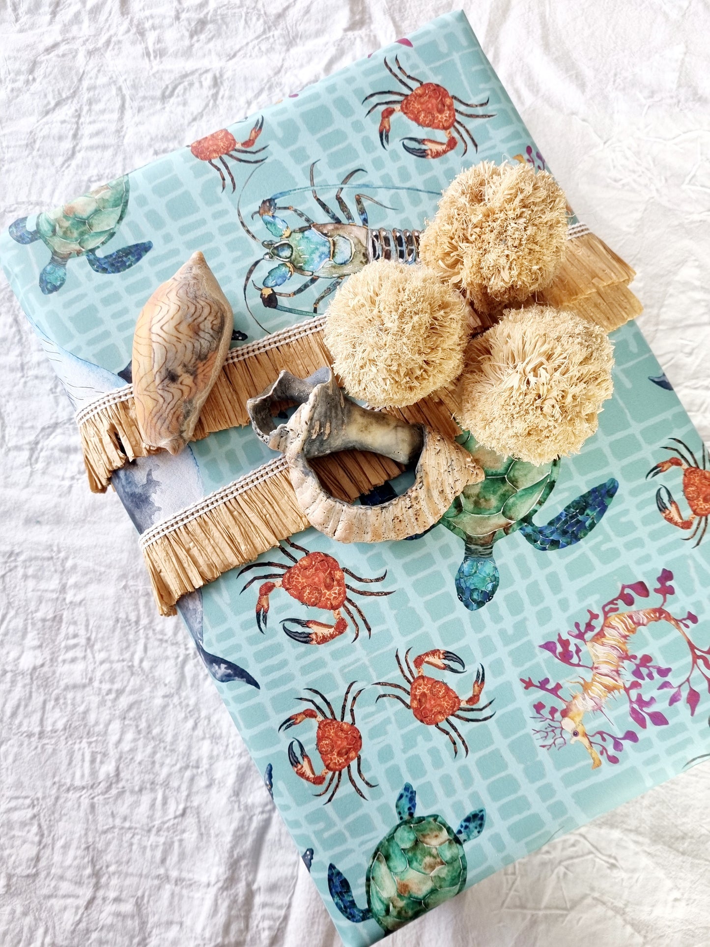 Wrapping Paper - Sea Life (Six Sheets) NEW SIZE