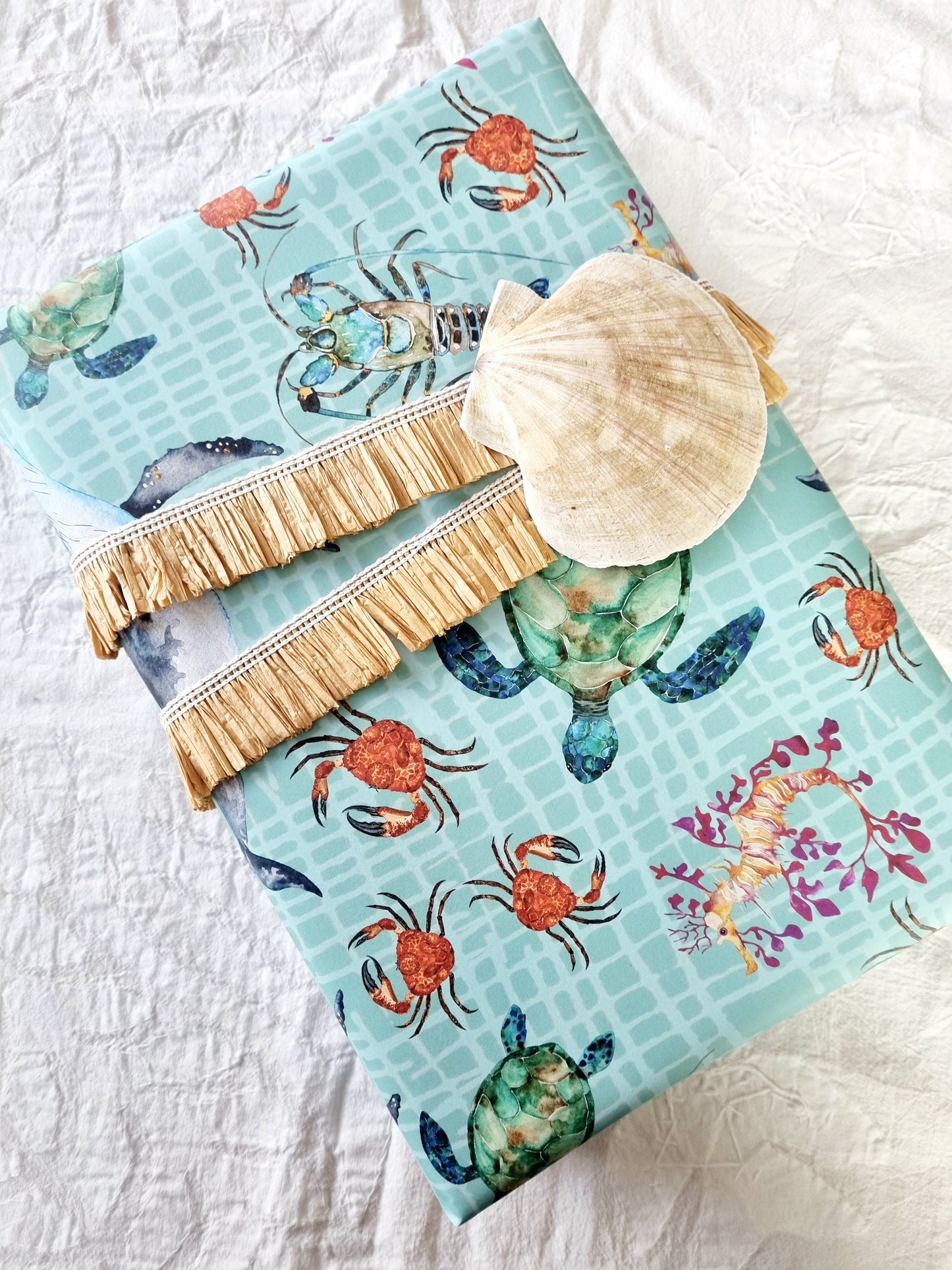 Wrapping Paper - Sea Life (Six Sheets) NEW SIZE