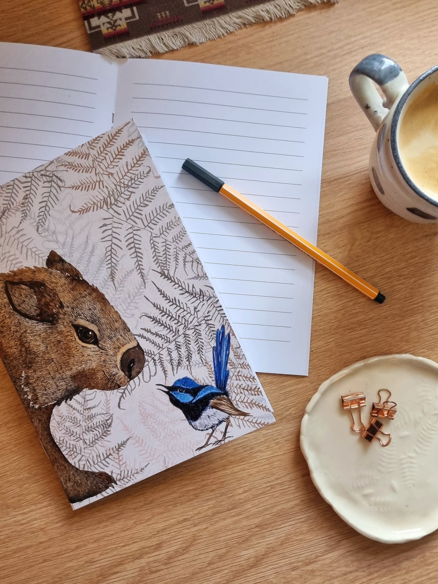 Notebook - Wombat and Wren