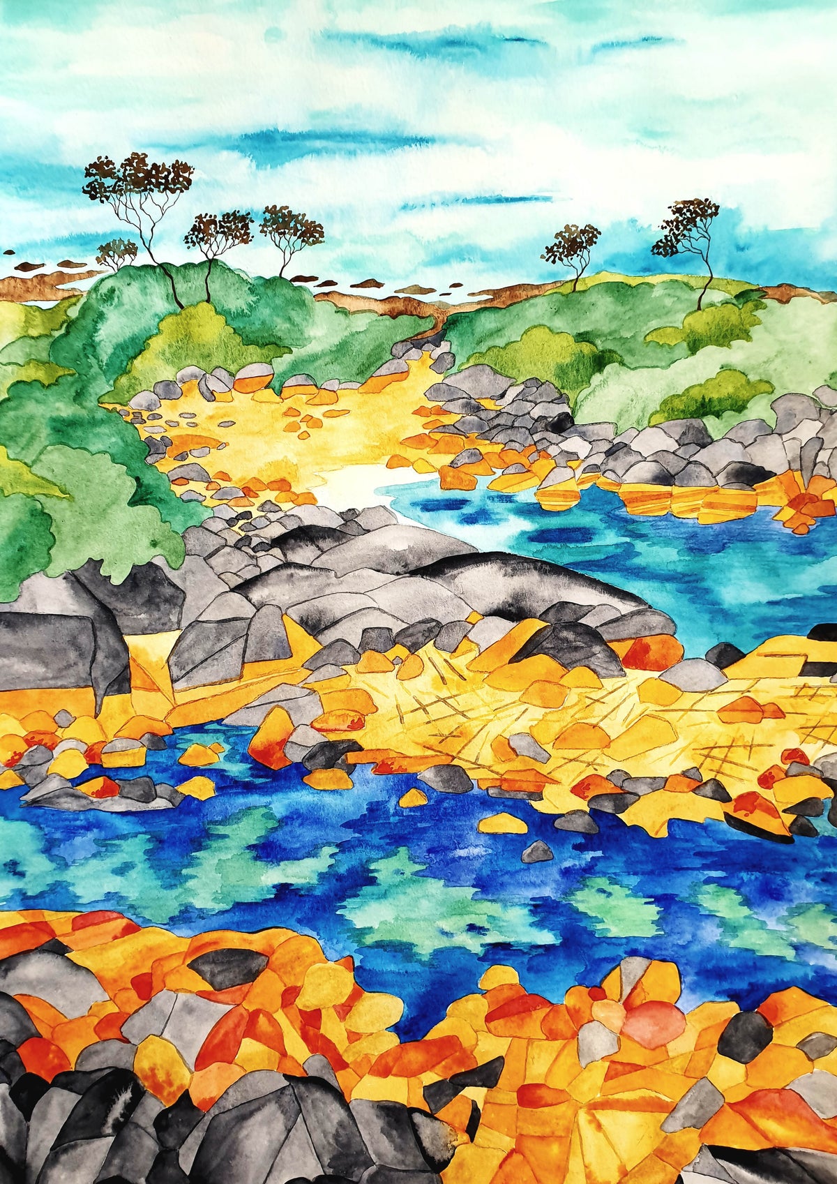 Art Print -Bay of Fires