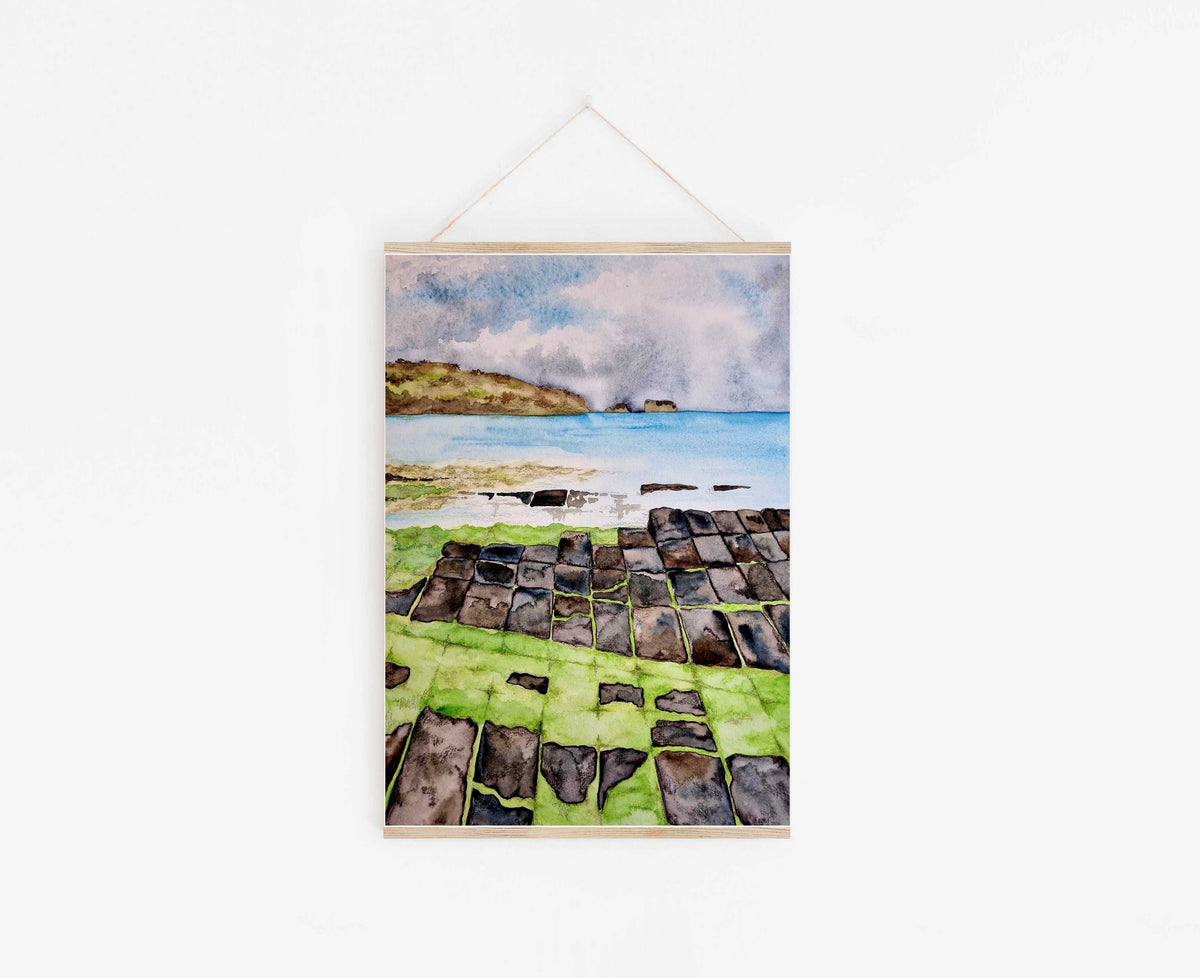 Art Print - Tessellated Pavement at Eaglehawk Neck