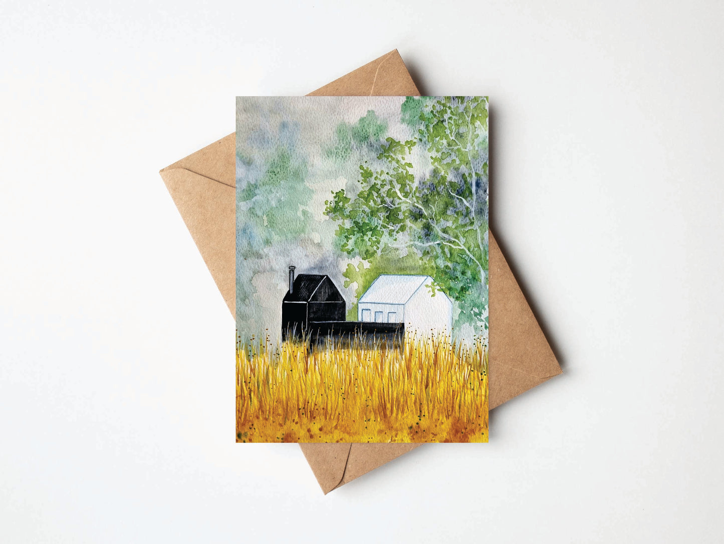 Greeting Card - Floating Sauna Derby