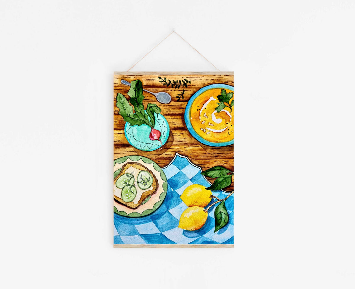 Art Print - Garden Series - Food From the Garden