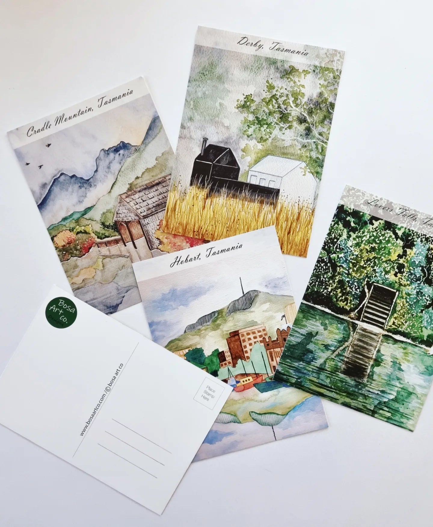 Postcard of Tasmania - Lovers Falls Corinna