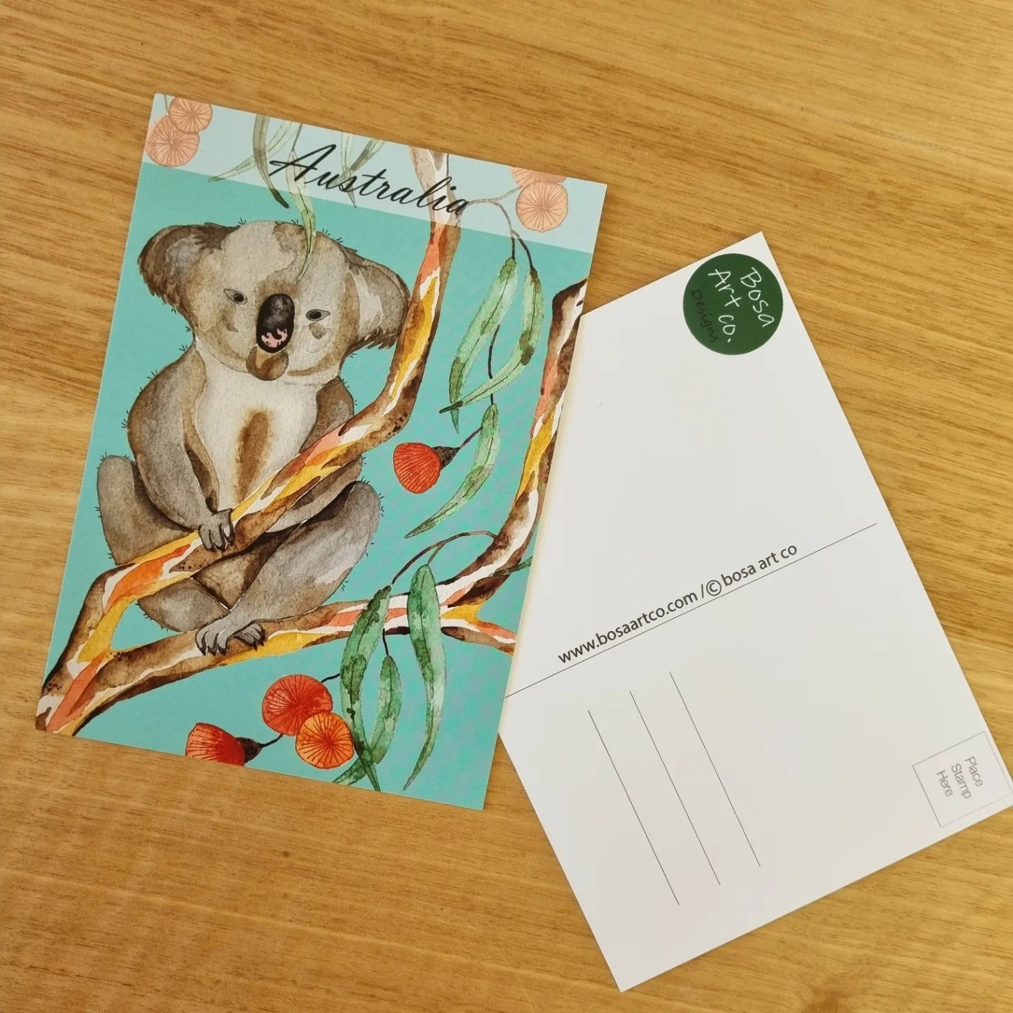 Postcard of Tasmania - Australia's Koala