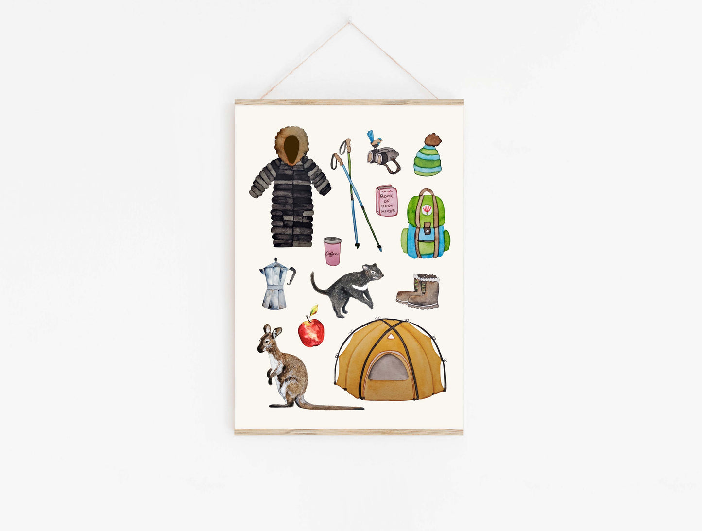 Art Print - Flora and Fauna - Tassie Outdoors