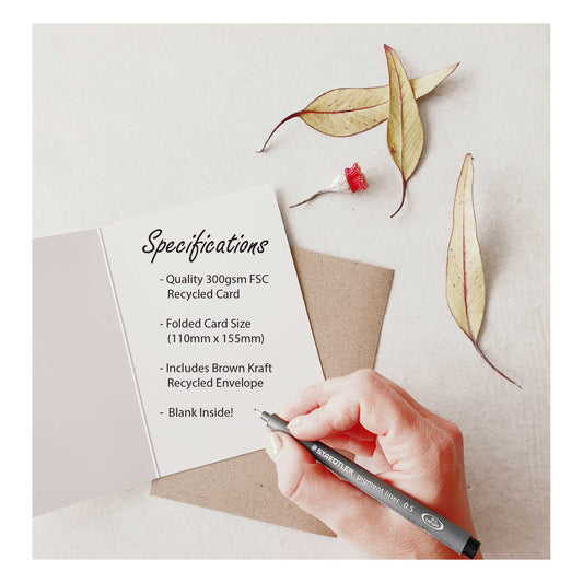 Greeting Card - Firetail