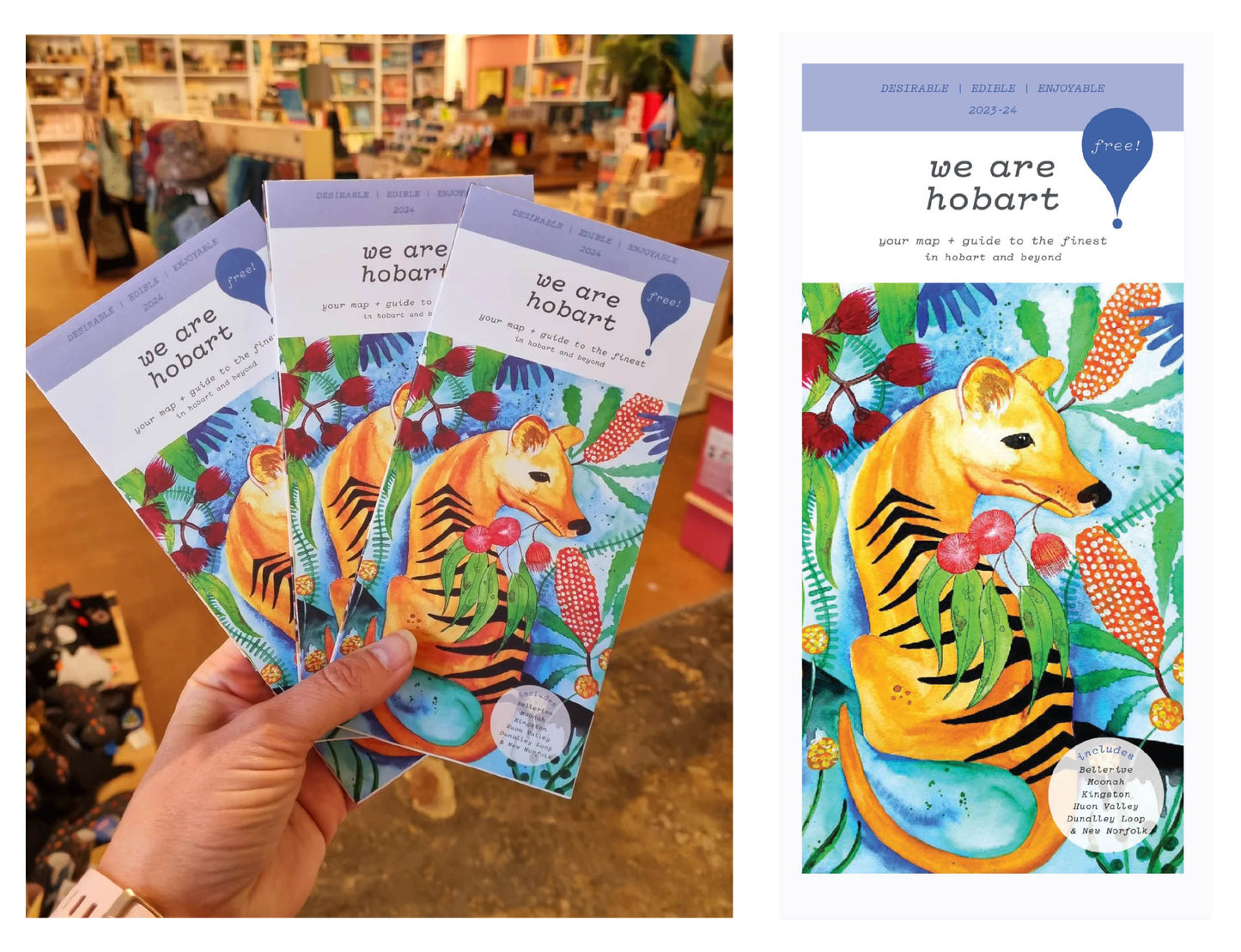 Postcard of Tasmania - The Tigress