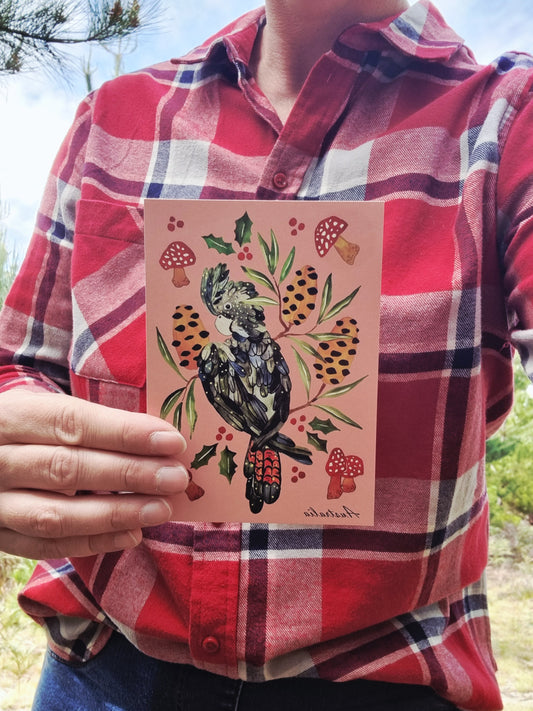 Postcard of Australia - Australia - Black Cockatoo