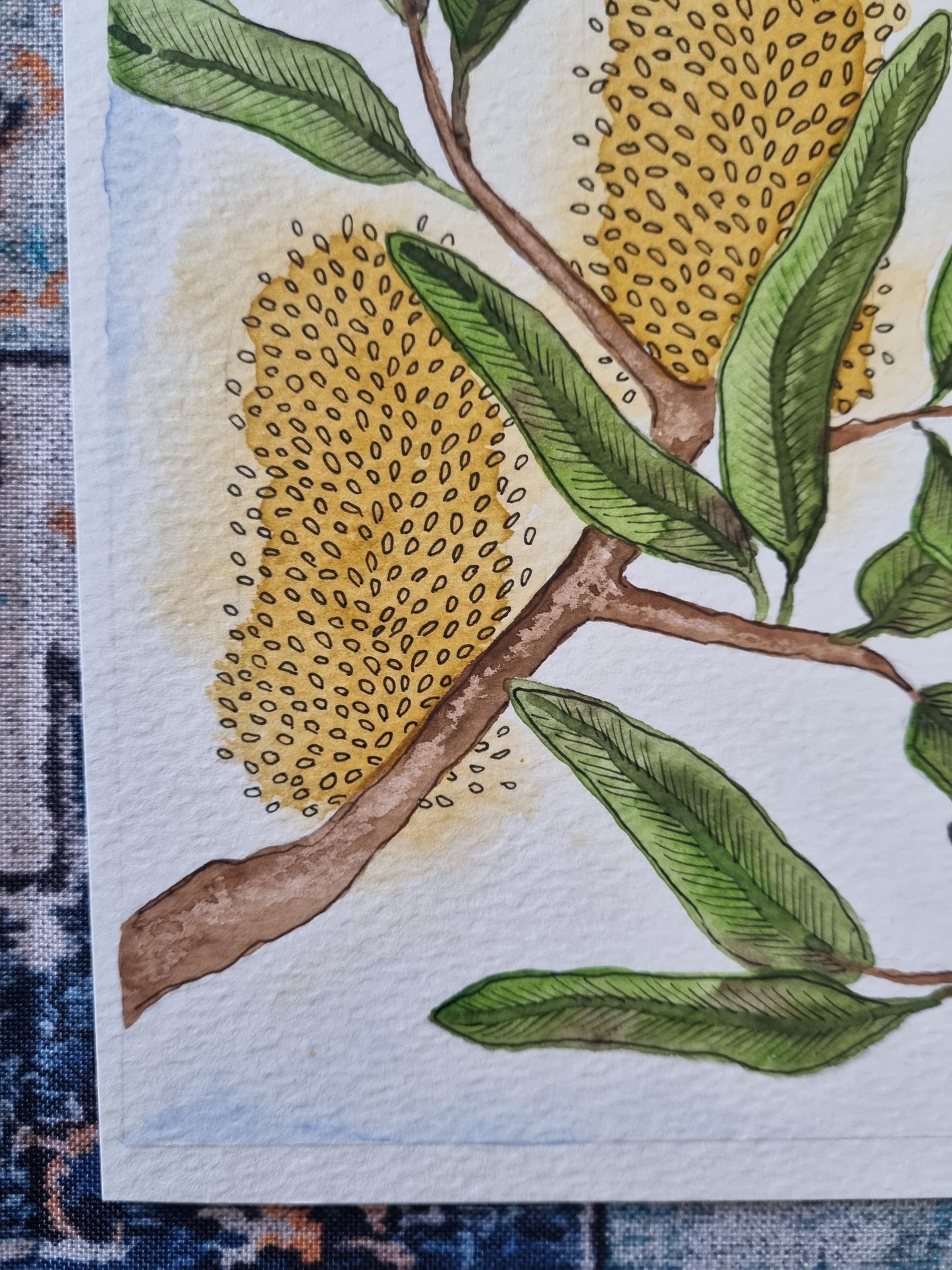 Original Painting - Yellow Banksia
