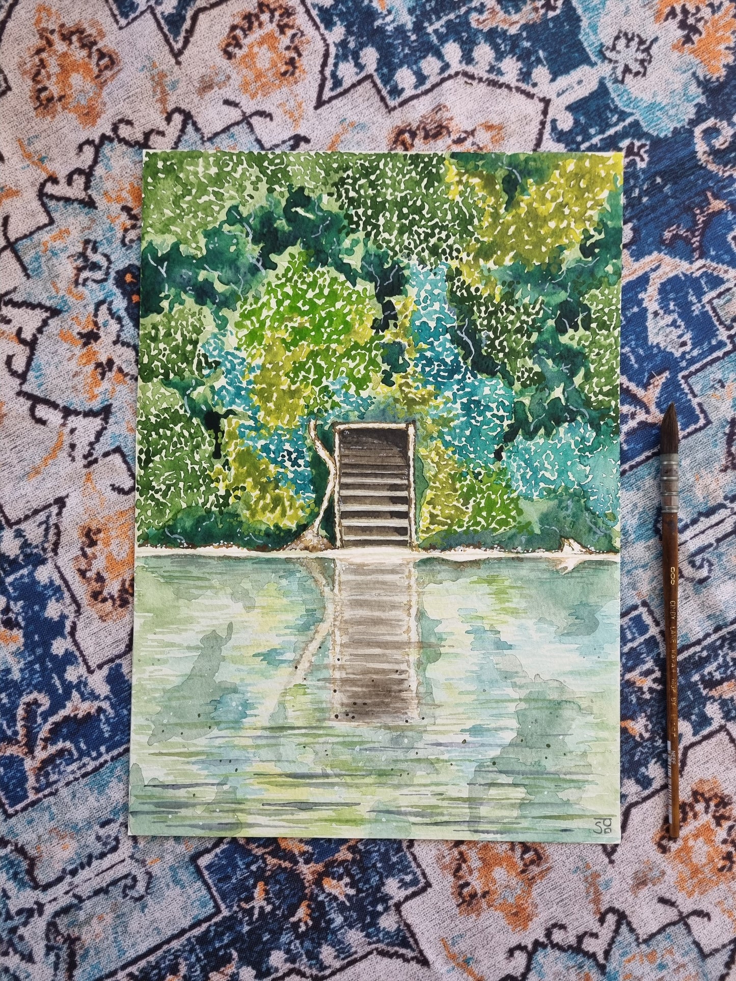 Original Painting - Lovers Falls