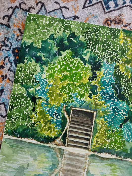 Original Painting - Lovers Falls