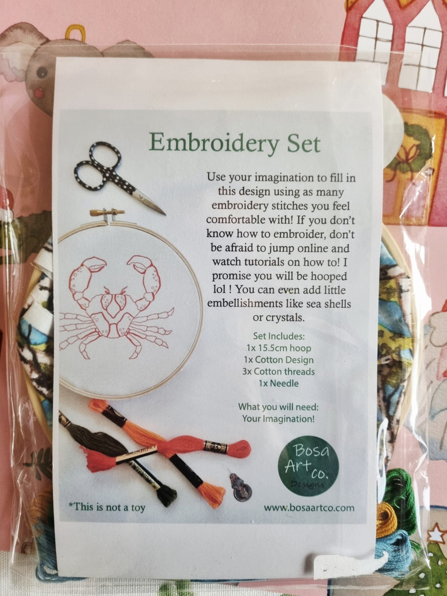 Embroidery Craft Gift Set - Birch Trees