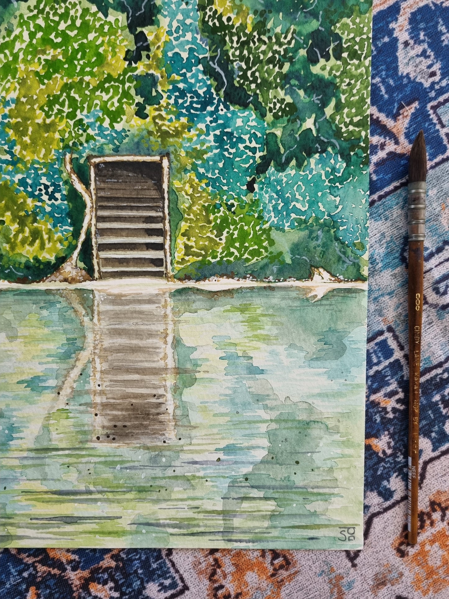 Original Painting - Lovers Falls