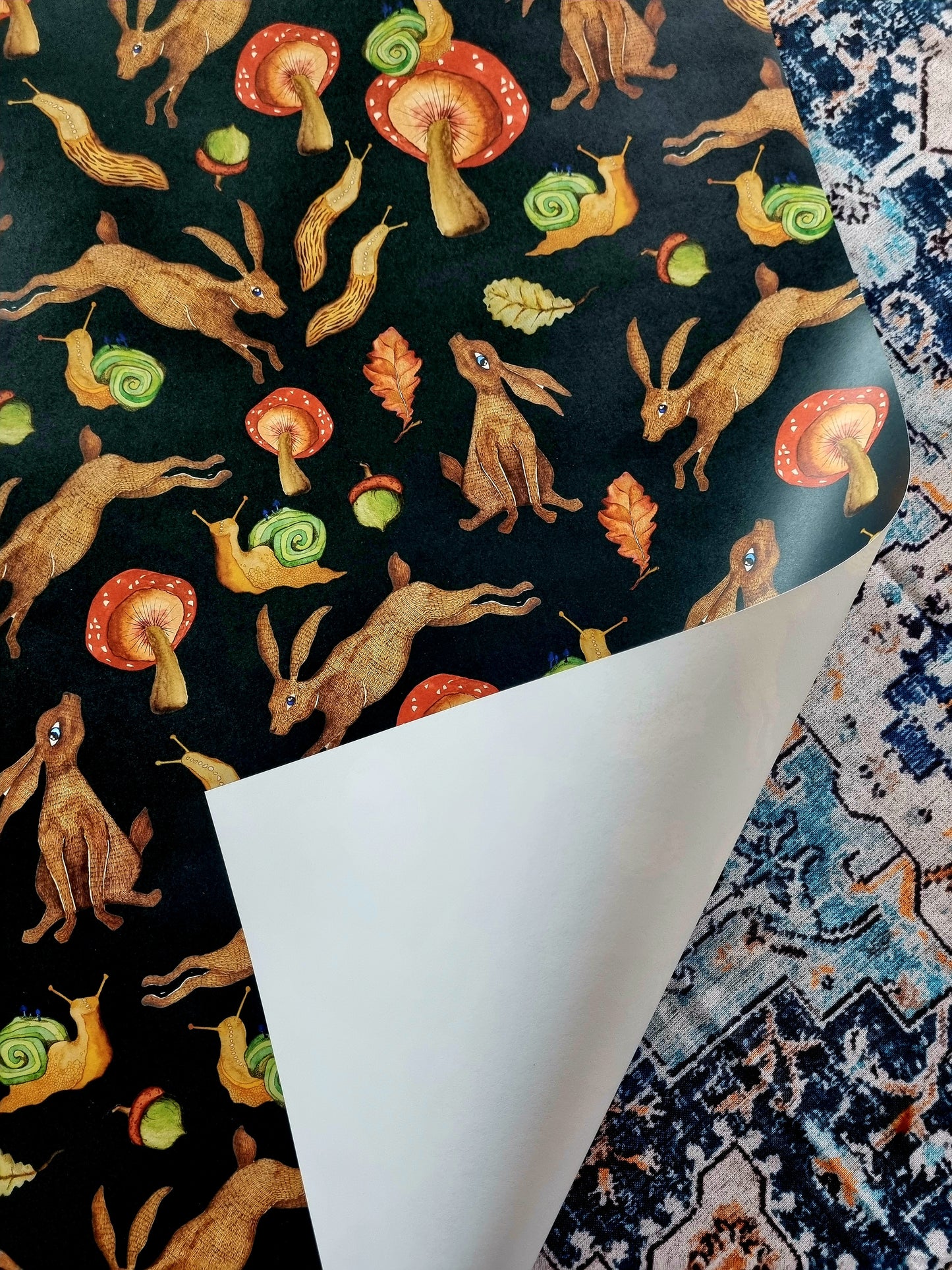 Wrapping Paper - Forest Rabbit (Six Sheets)