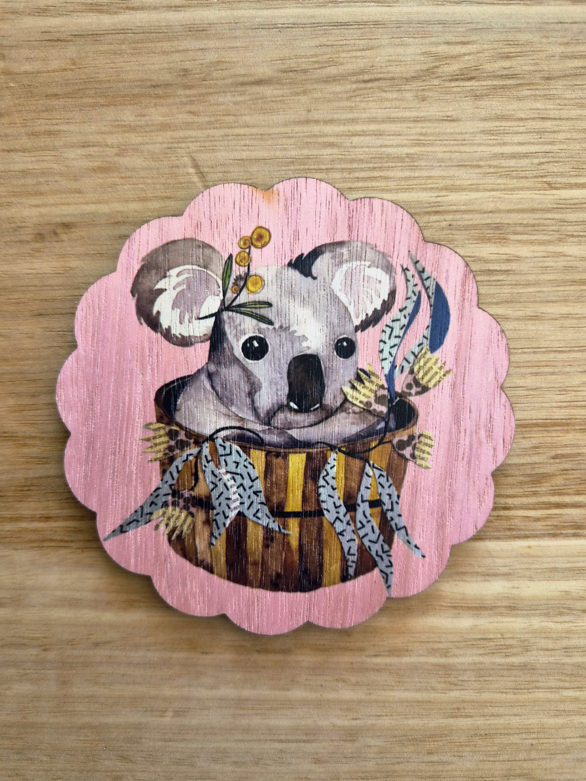 Wooden Coasters - Koala
