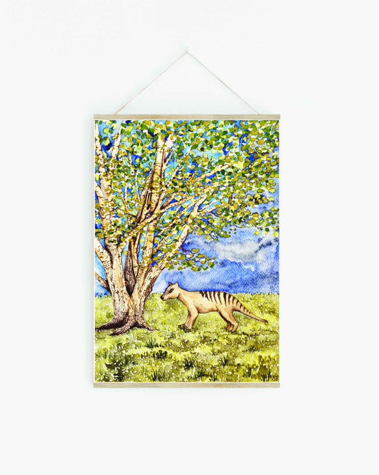 Art Print - Landscapes - Derby Shire Thylacine -LAST CHANCE