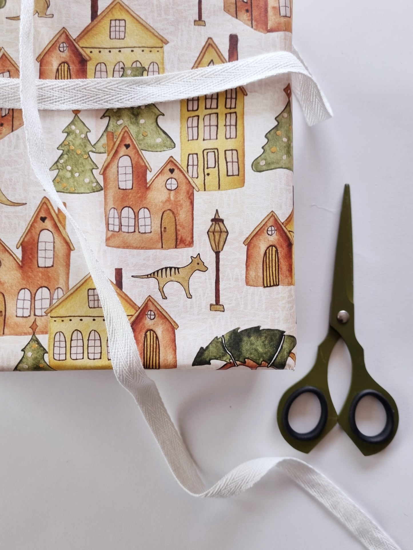 Wrapping Paper - Christmas Town (Six Sheets) NEW SIZE