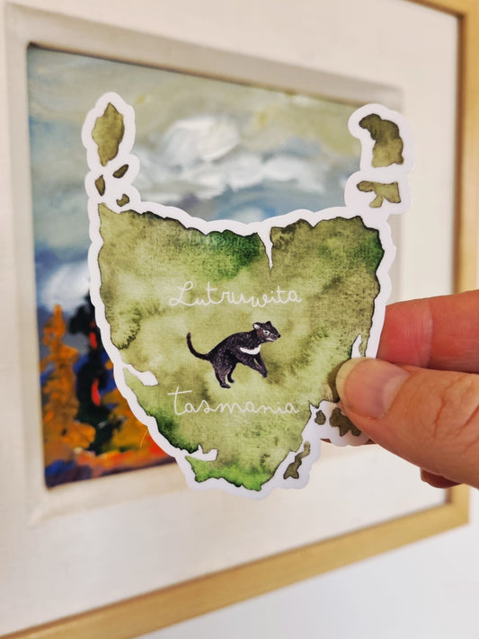 Vinyl Sticker - Tasmania