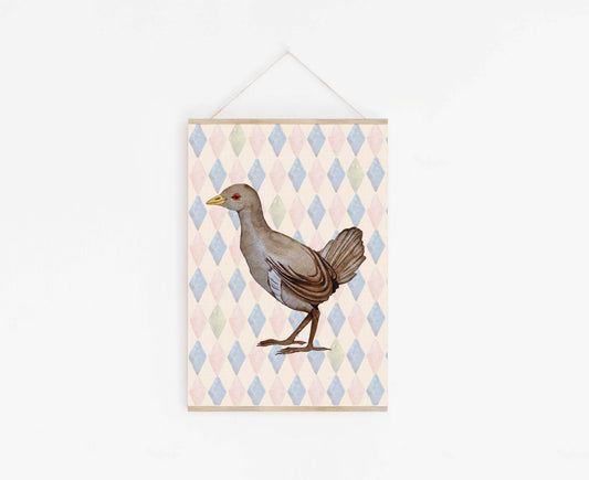 Art Print - Native Hen - Mini Print (Turbo Chook)