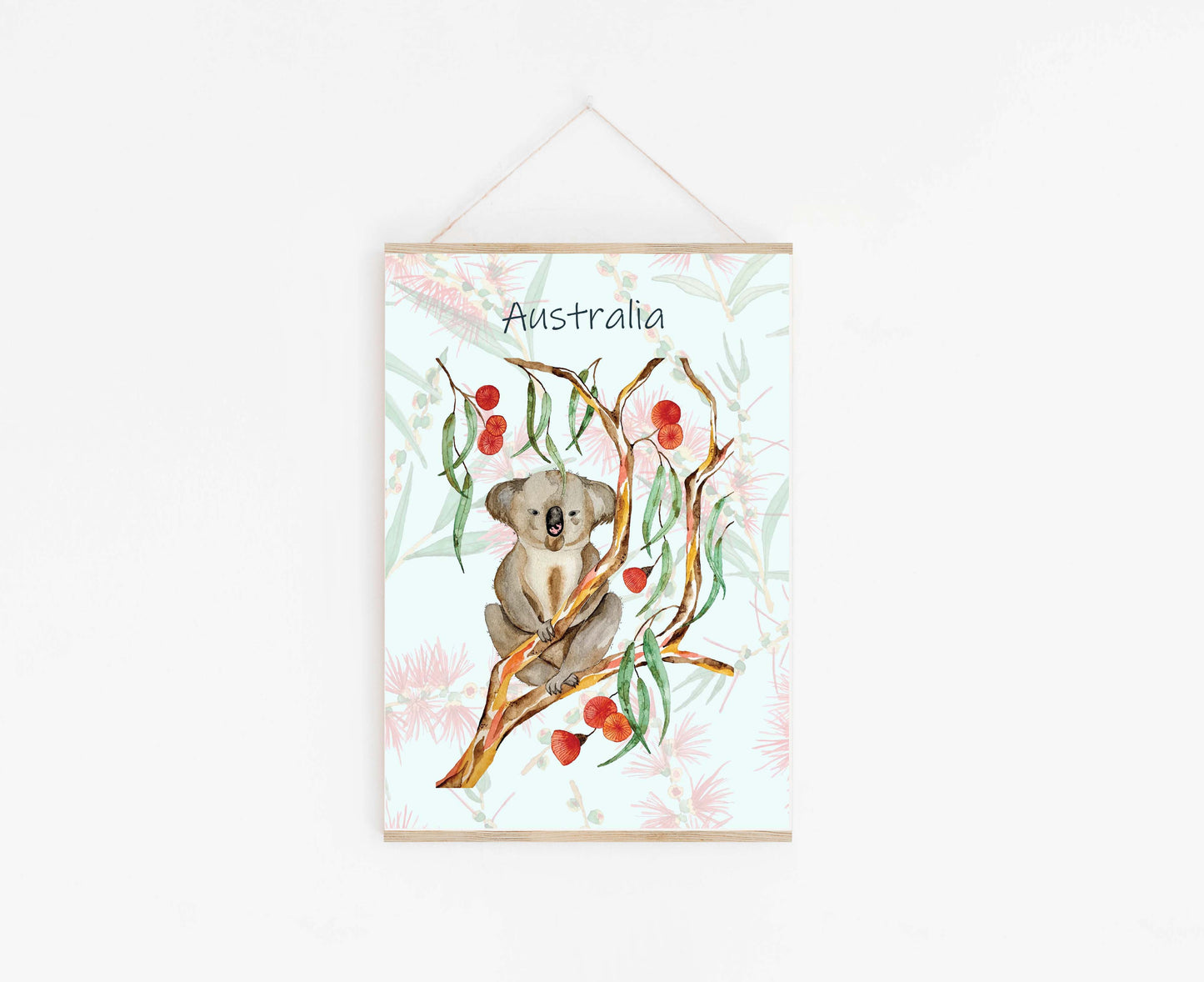 Art Print - Australia and Koala -A5