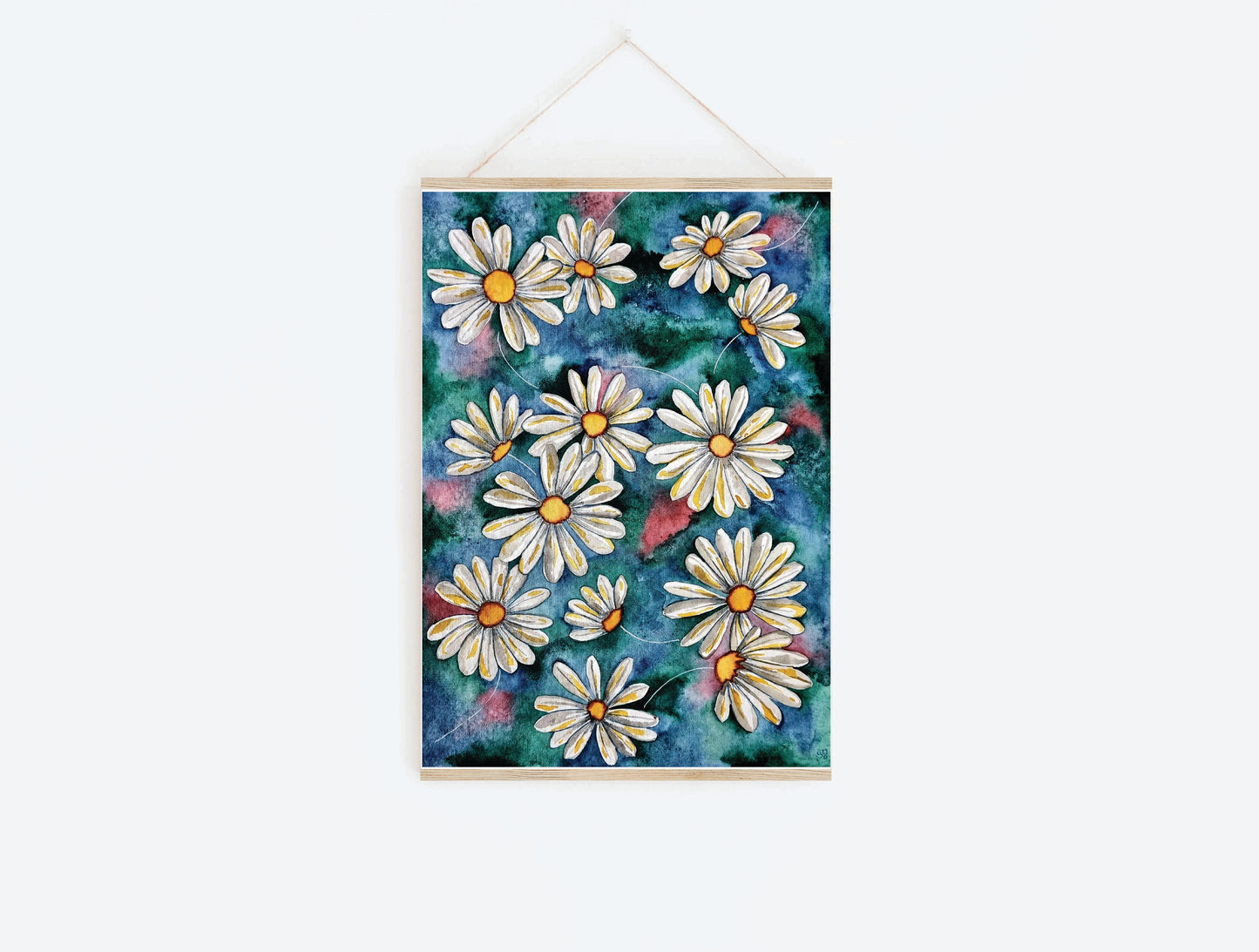 Art Print - Garden - Daisies