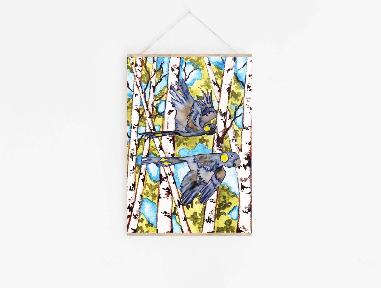 Art Print -  Forest Cockatoos