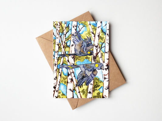 Greeting Card - Forest Cockatoos