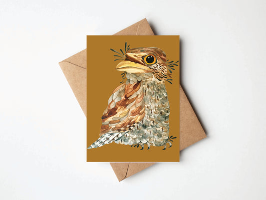 Greeting Card - Tawney Frogmouth