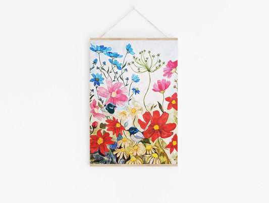 Art Print -  Garden Wrens