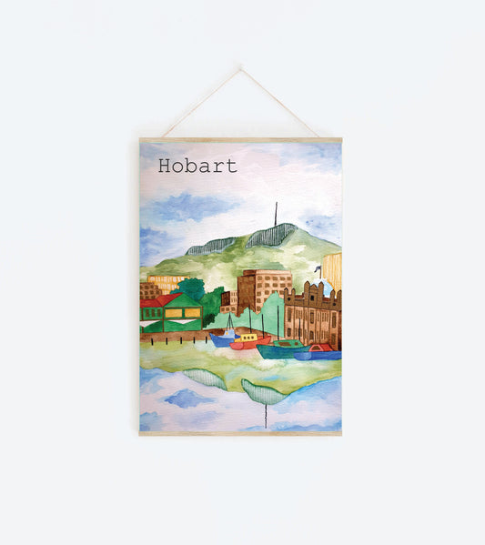 Art Print - Tasmanian Landscape - Hobart