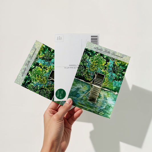 Postcard of Tasmania - Lovers Falls Corinna