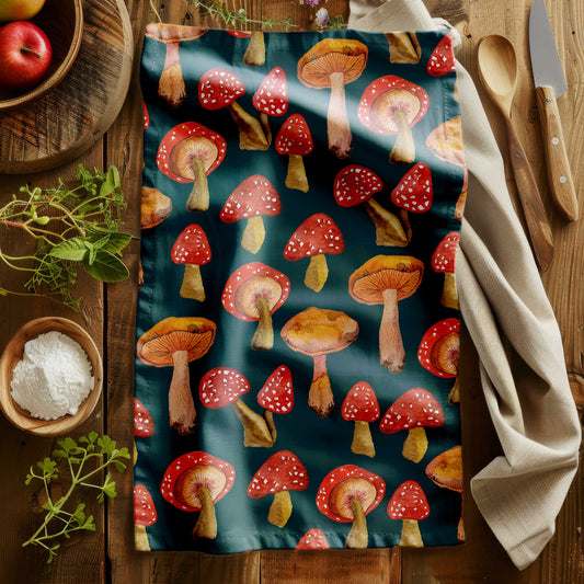 Tea Towels - Mushrooms