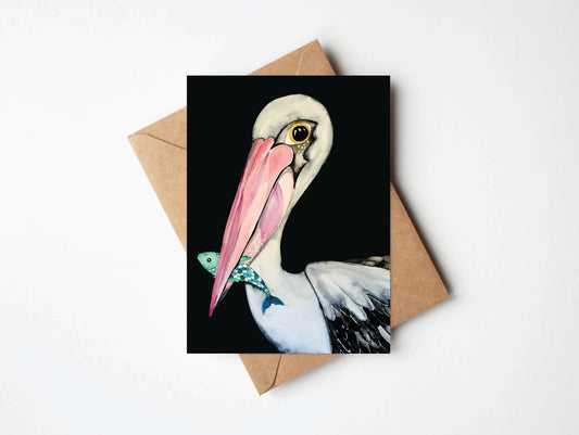 Greeting Card - Pedro The Pelican