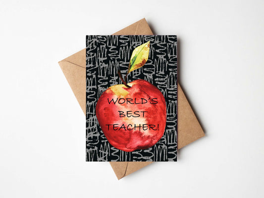 Greeting Card - Best Teacher