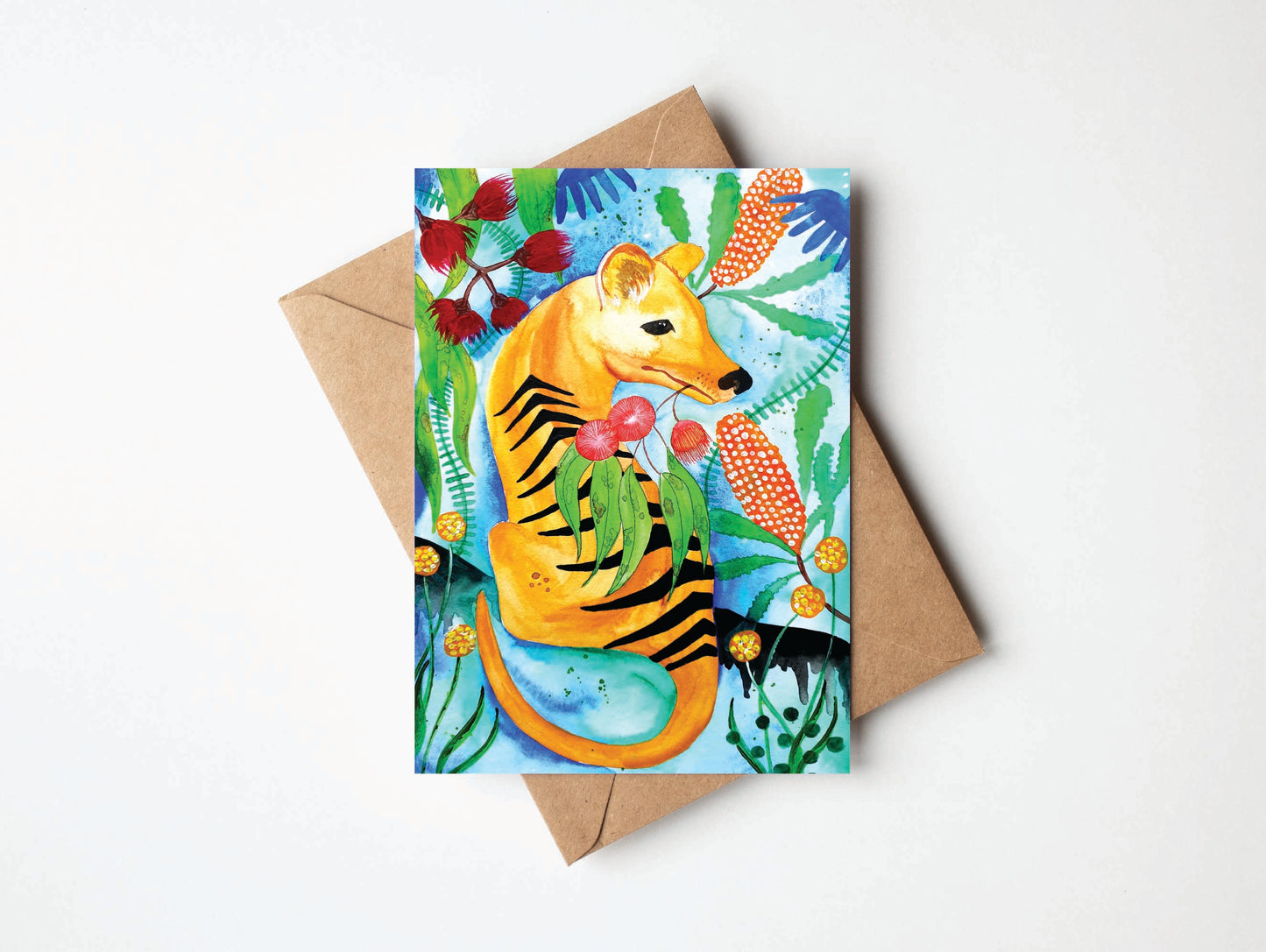 Greeting Card - Thylacine