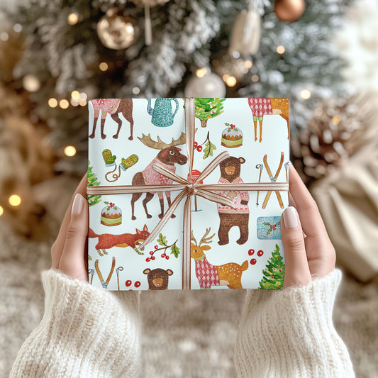 Wrapping Paper - Woodland Christmas