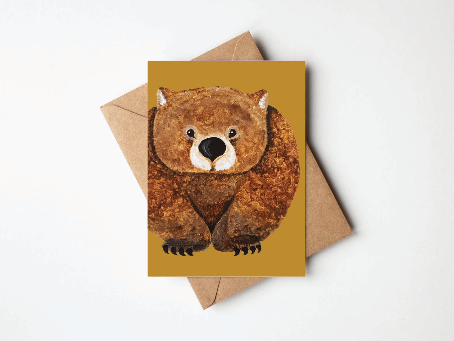 Greeting Card - Wombat