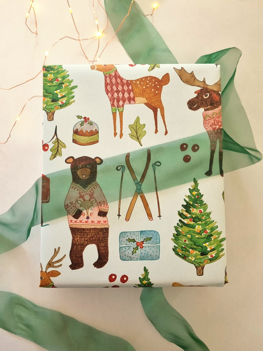 Wrapping Paper - Woodland Christmas