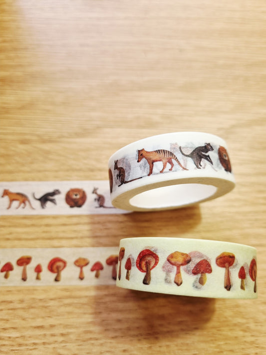 Washi Tape - Wild Mushrooms