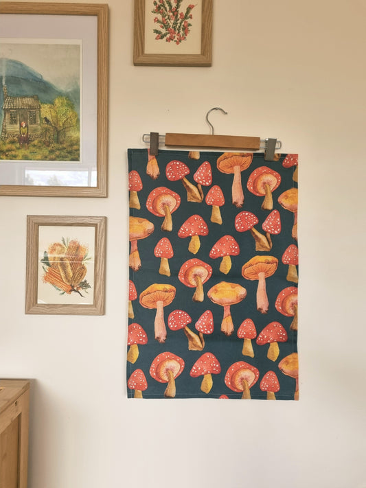 Tea Towels - Mushrooms