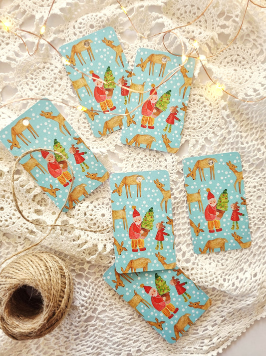 Gift Tags - Christmas Santa Clause