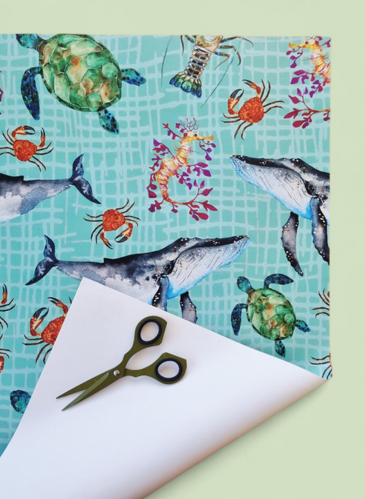 Wrapping Paper - Sea Life (Six Sheets)
